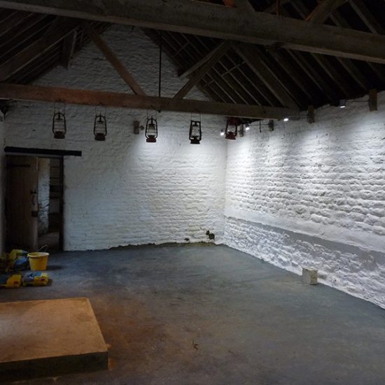 Farm Barn Interior Painting